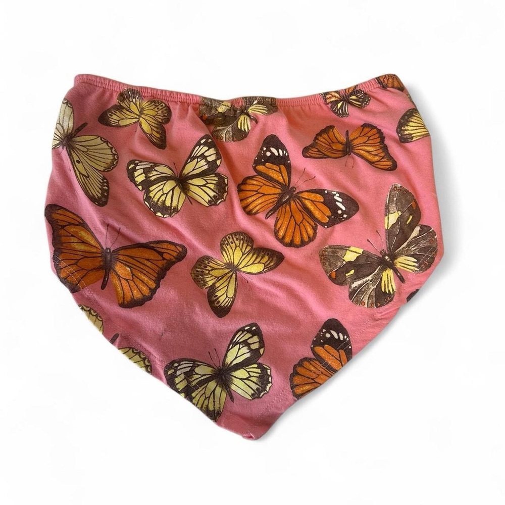 Butterfly Print Bandana Top